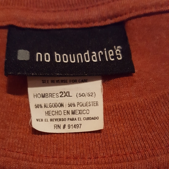 No Boundaries Sport Tee Shirt - Picture 2 of 3